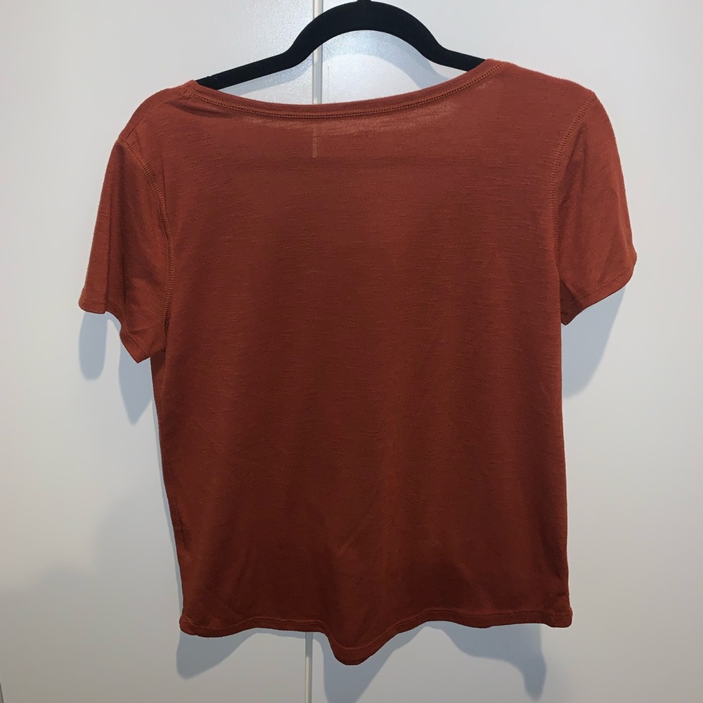 Mudd Shirt Rust Size Large - Picture 2 of 5